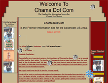 Tablet Screenshot of chama.com